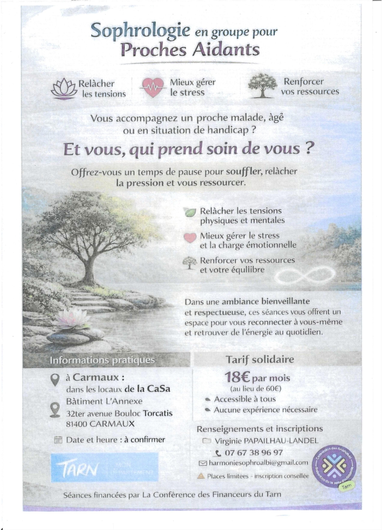 You are currently viewing SOPHROLOGIE en groupe pour Proches Aidants