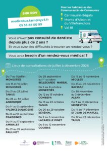 Lire la suite à propos de l’article MEDICOBUS TARN, votre centre de santé mobile